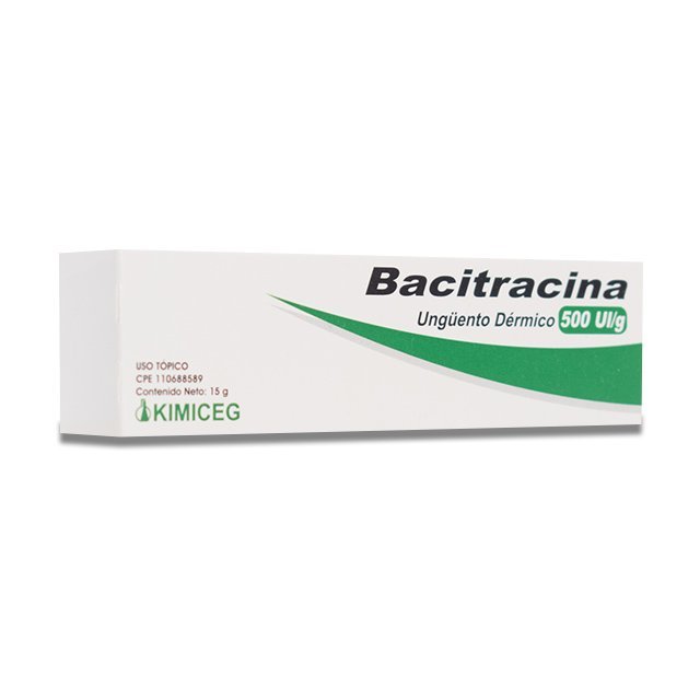 BACITRACINA 500UI UNG 15GR (KIMICEG)